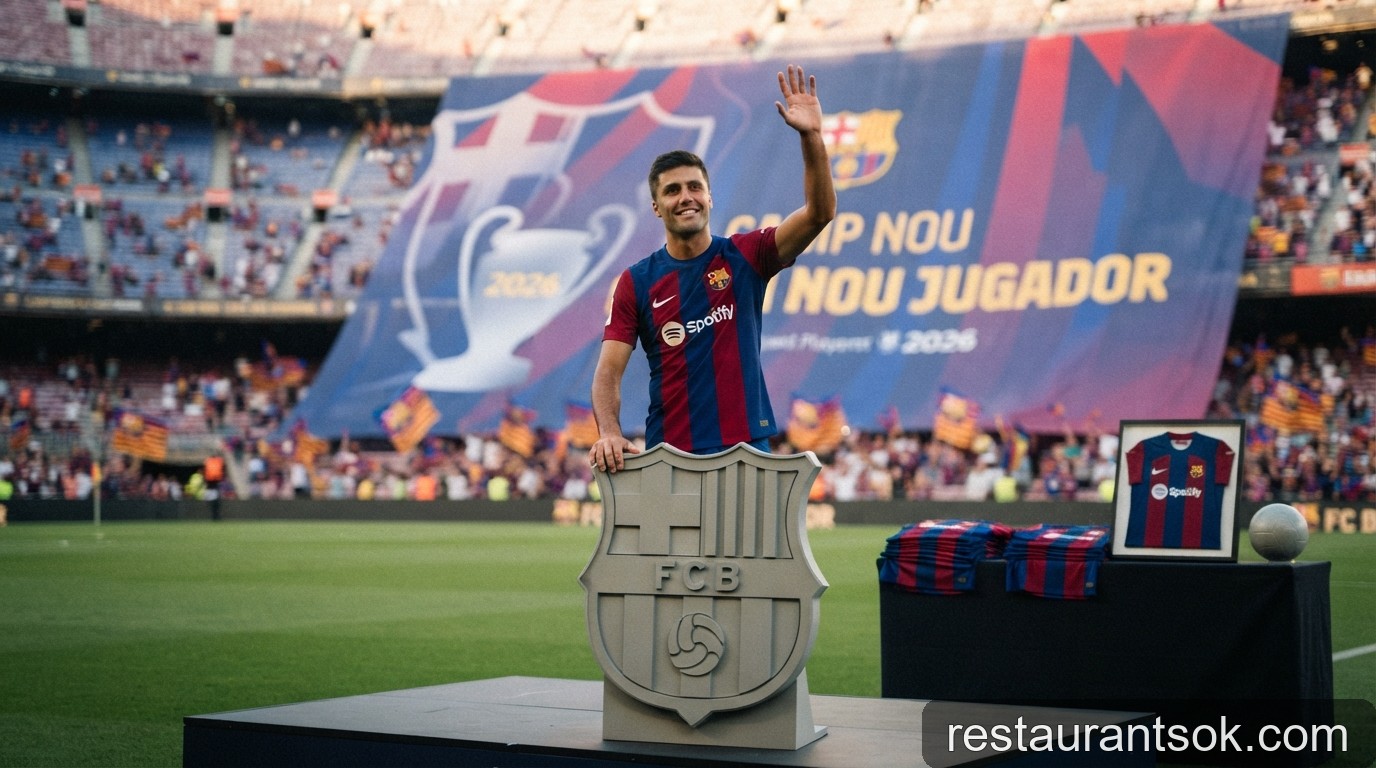 Rodri gia nhập Barcelona: Bản hợp đồng 'trong mơ' sau vinh quang World Cup 2026